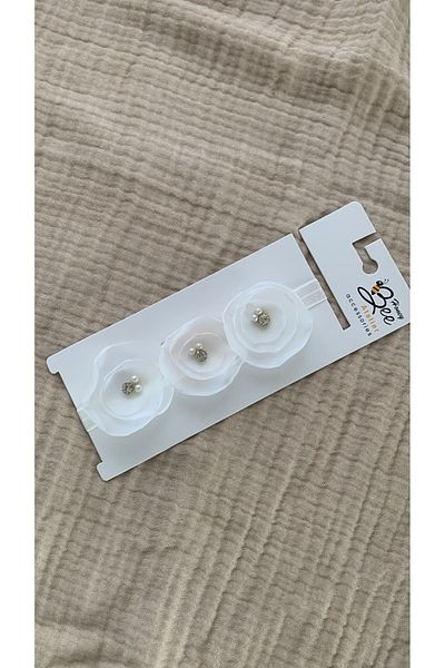Honeybeeatelier Baby Hair Band Organza Detail