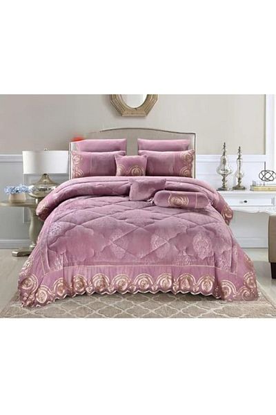 MCC M.C.C Belle 9Pcs King Size Comforter Purple