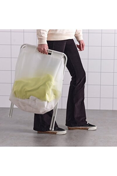 ALMUFARREJ Laundry Basket, White, 50L