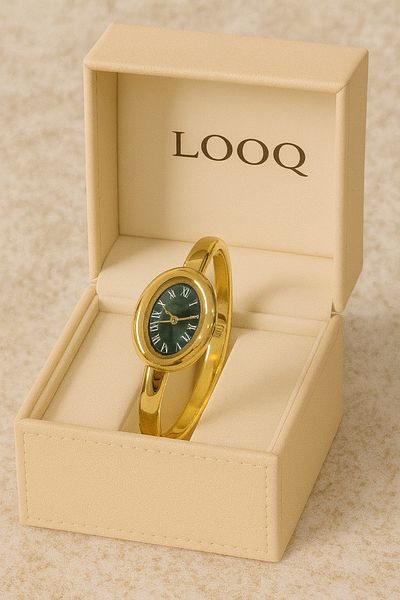 LOOQ نموذج الكف بارز الأرقام الرومانية