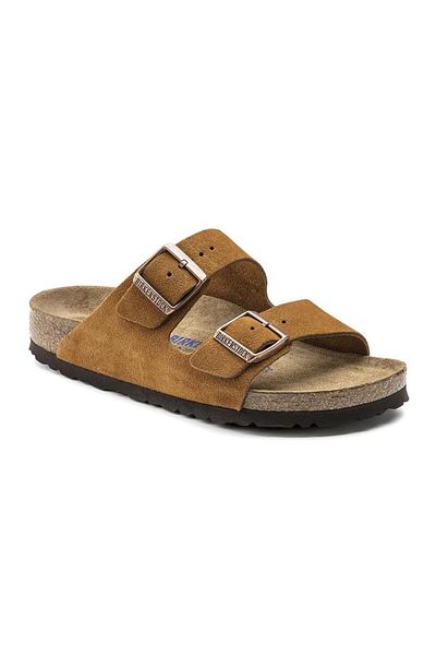 Birkenstock أريزونا SFB VL شبشب من الجلد السويدي للجنسين
