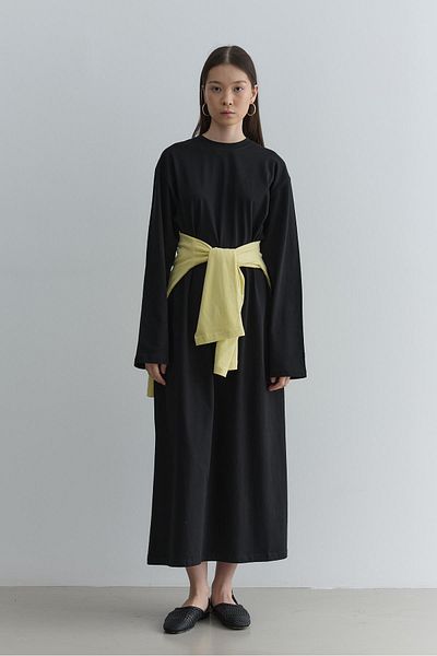 Fahhar Sweat Dress Black