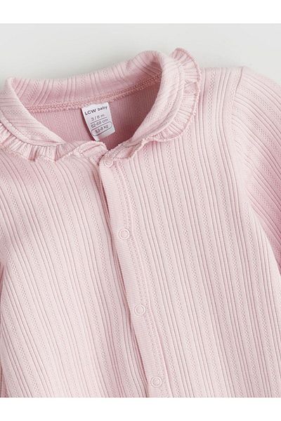 LC Waikiki Lcw Baby Baby Girl Jumpsuit with Baby Collar