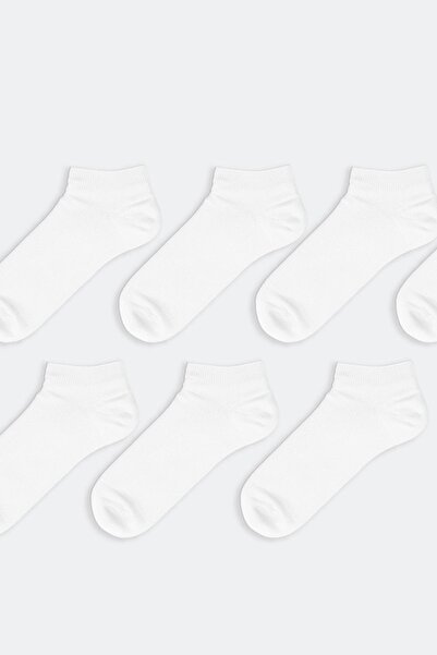 LC Waikiki , Set of ankle socks - 7 pairs, White, Size 39-42