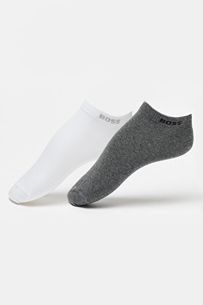 BOSS , Set of ankle socks - 2 pairs, White, Gray melange, 43-46