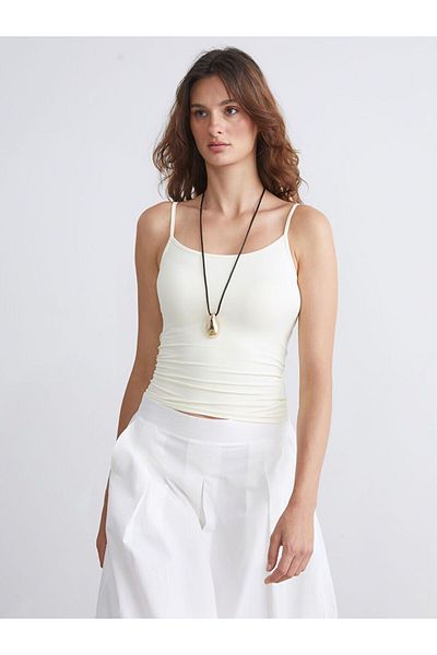 LC Waikiki Tricou pentru femei LCW Vision cu decolteu în U