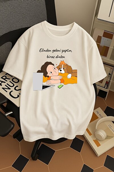Infire clothing You Did What You Had to Do, Take a Break Printed Unisex Crew ...