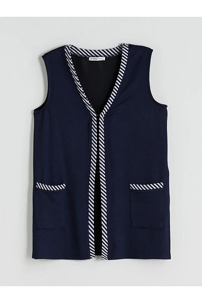LC Waikiki Γυναικείο γιλέκο LCW Grace με λαιμόκοψη V (W5)