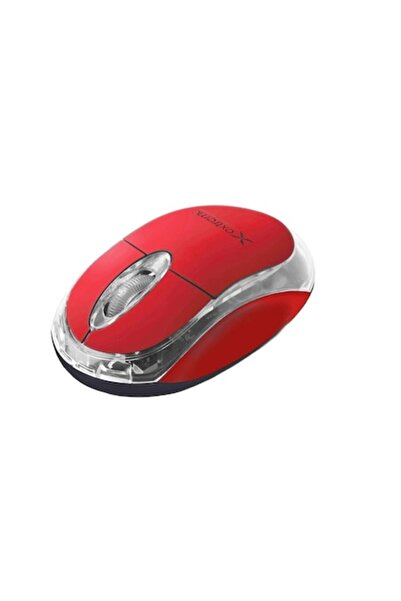 Extreme Mouse optic wireless 2.4 GHz, 1000 DPI, 3 butoane, receptor nano USB, Rosu