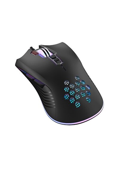 XO Design Mouse gaming cu fir XO-M3, iluminare RGB, 800 - 3200 DPI, functie shortcut, Negru
