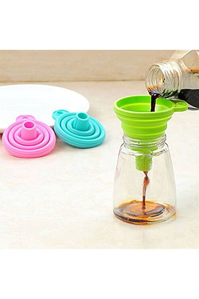 Generic Collapsible silicone funnel