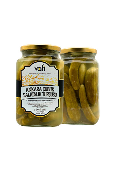 MEMLEKET GURMESİ Vafi Turşu Serisi Ankara Çubuk Salatalık Turşusu 1000cc-500gr