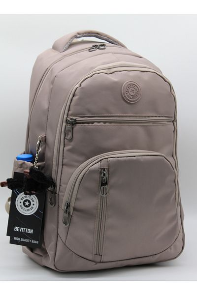 betto's 1710 Light Lavender Water Resistant School Bag Unisex Daily School Backpack