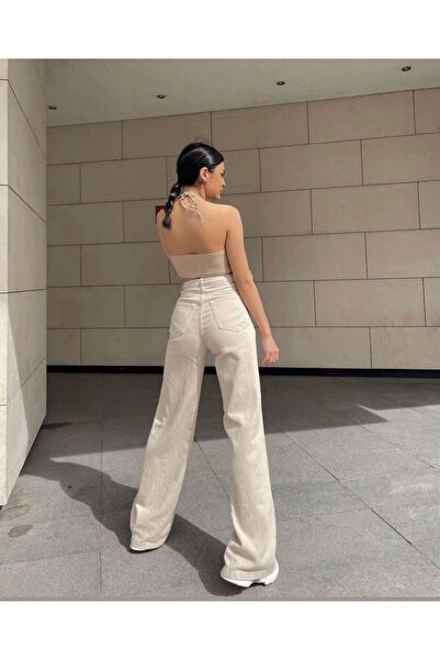 dressmix Power Lycra γυναικείο τζιν παντελόνι με ψηλόμεσο χαλαρό πόδι / 2025