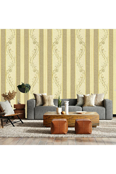 YALLA HomeGym Modern PVC Wallpaper 1 Roll For Living Room Bedroom Decor, 0.53m X 9.5m (510704)