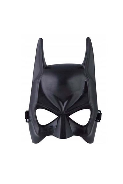 Depox Mască, Batman, plastic, 22 cm x 15 cm, neagră, mărime universală