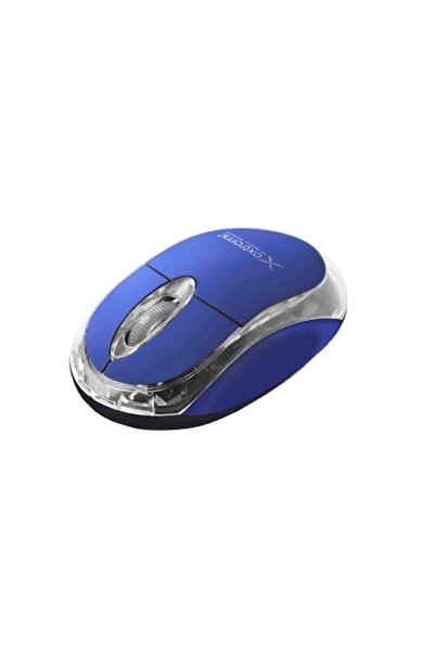 Extreme Mouse optic wireless 2.4 GHz, 1000 DPI, 3 butoane, receptor nano USB, Albastru