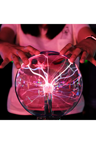 Hediye Rüzgarı Sihirli Tesla Plazma Küre – Dokunmatik LED Işık Gösterisi | USB Bağlantılı Dekoratif Gece Lambası