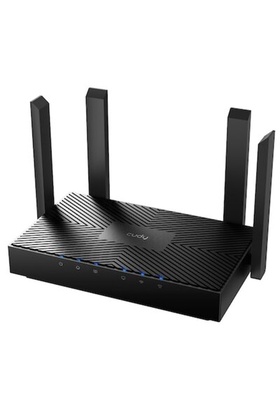 cudy Router wireless WR3000, AX3000, bandă duală, Wi-Fi 6, procesor dual-core 1.3GHz, rețea mesh
