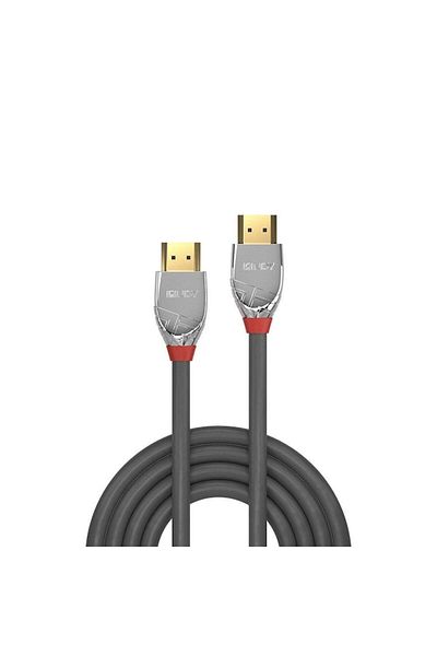 LİNDY Cablu LY-37871, HDMI de mare viteză, Crom