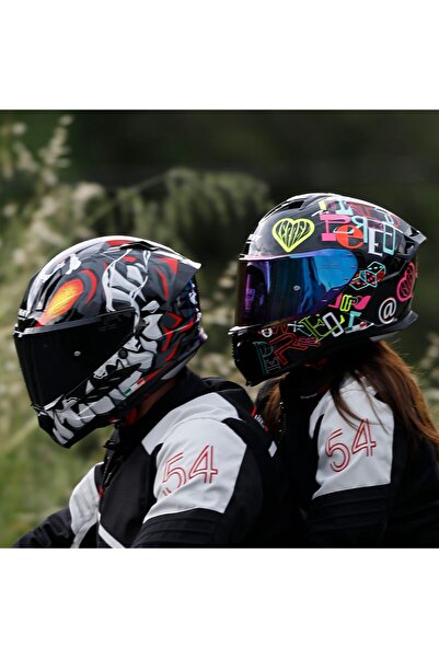 Sway SW 867 PERİ Colorful Full Face