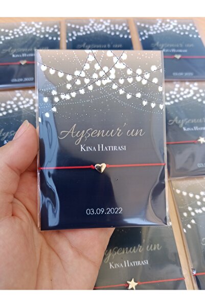 SüslüDavet KİŞİYE ÖZEL TASARIMLI ŞANS BİLEKLİĞİ(SÖZ-NİŞAN-KINA-NİKAH-DÜĞÜN HE...