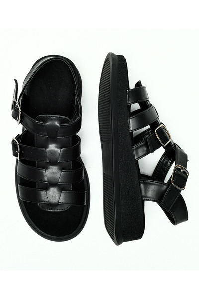 ALTA GRACIA Women's Summer Buckle Sandals Thick and Flat Sole Daily Beach Office Comfortable Stylish Different Color and Model