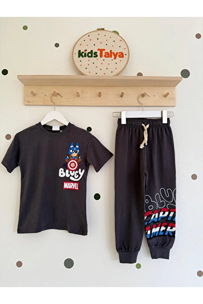 kidstalya بدلة بلوى طويلة القاع - مدخنة