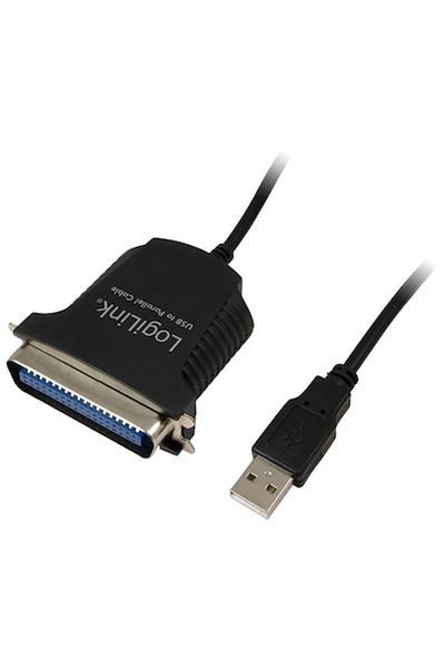 LogiLink Cablu USB 2.0 A tata - paralel tata, 1.5m, AU0003C