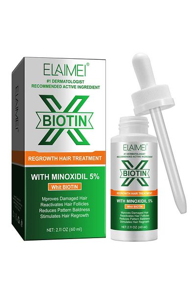 NOVA KISS Tratament pentru creșterea și regenerarea părului cu Minoxidil și Biotină, NOVA KISS®, 60 ml