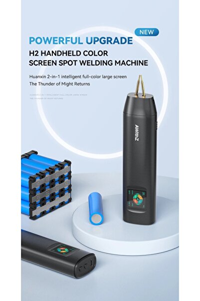 UralTeknik AWithZ H2 Ergonomik Taşınabilir Ekranlı Spot Punta Kaynak Makinesi...