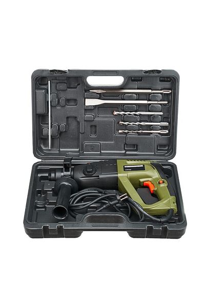 Heinner Rotary Hammer VCRP003, 620 W, 1250 RPM, 6400 PPM, 2.2 J, 24 mm chuck, included accessories