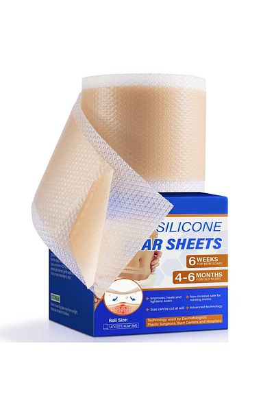 NOVA KISS Rolă medicală premium reutilizabilă din silicon pentru cicatrici, NOVA KISS®, 4 cm x 3 m