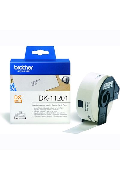 Brother Etichetă de adresă standard Rola Etichete DK11201, 29mm x 90mm x 400