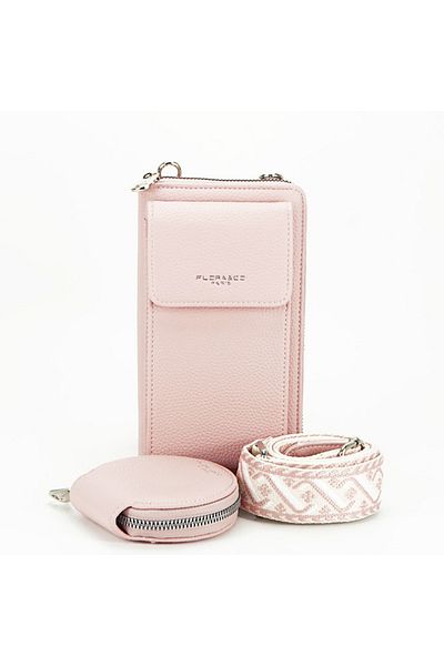 Flora&Co Paris Pink phone and wallet case F5006 06