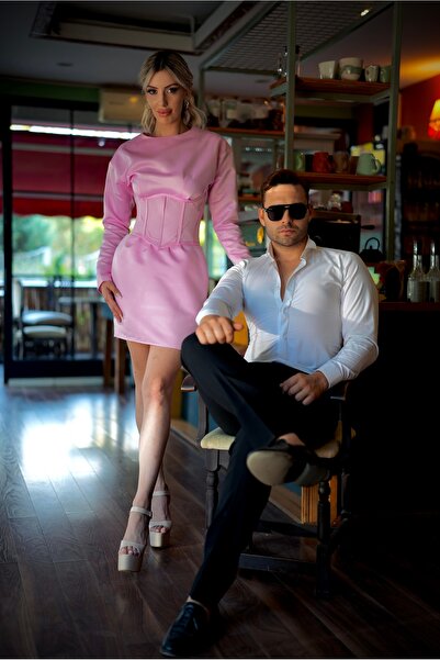 LUCSTYLE Rose Dusk Design Korseli Elbise