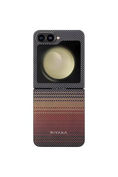 PITAKA Carcasă MagEZ 5 Sunset Ultra Slim pentru Samsung Galaxy Z Flip 6, maro