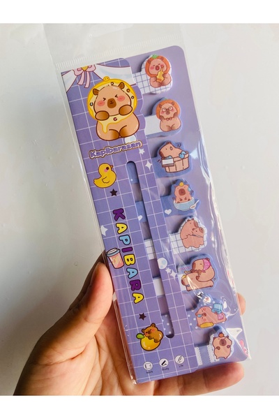 synshop Capybara Capybara Bookmark Finger Postit Adhesive Note Paper