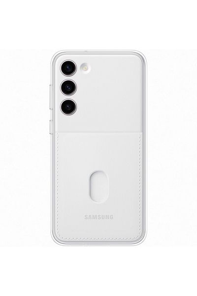 Samsung Frame Case for Galaxy S23 Plus, White