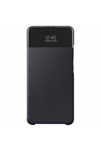 Samsung Smart S View Wallet Cover for Galaxy A32 - Black