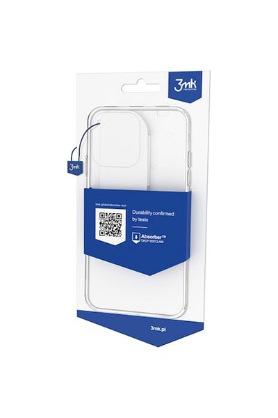 3MK Protective Case Armor Case for iPhone 15 Pro Max, Transparent