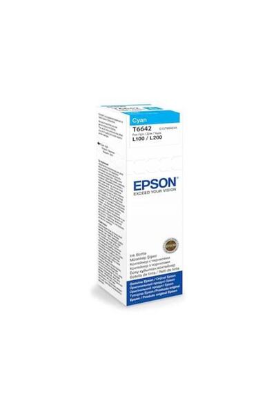 EPSON Sticlă de cerneală T6642, Cyan, Originală, 70 ml