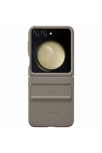 Samsung - Husă din piele pentru Galaxy Flip5, Etoupe