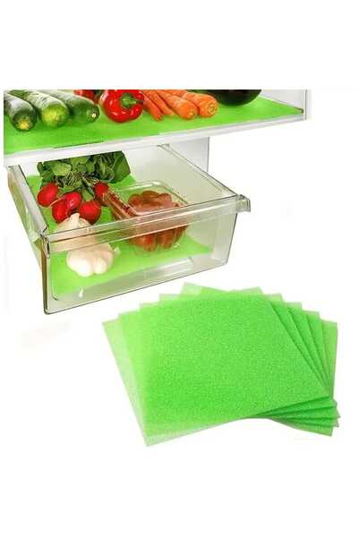 MiniStand Buzdolabı Sebzeliği Rutubet Küf Önleyici Yıkanabilir Mat 7'li Set