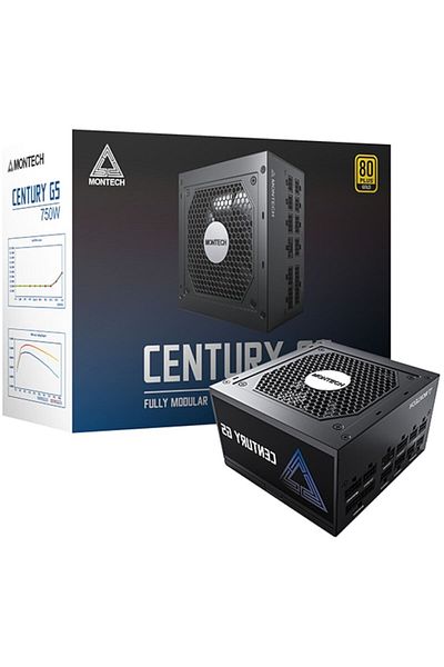 MONTECH Sursă de alimentare CENTURY G5, 750W, Negru, 80Plus Gold, Complet Modulară