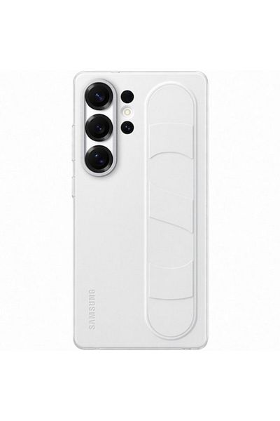 Samsung Standing Grip Case for Galaxy S25 Ultra, White