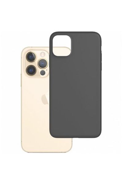 3MK Carcasă mată pentru iPhone 13 Pro, rezistentă la amprente, neagră