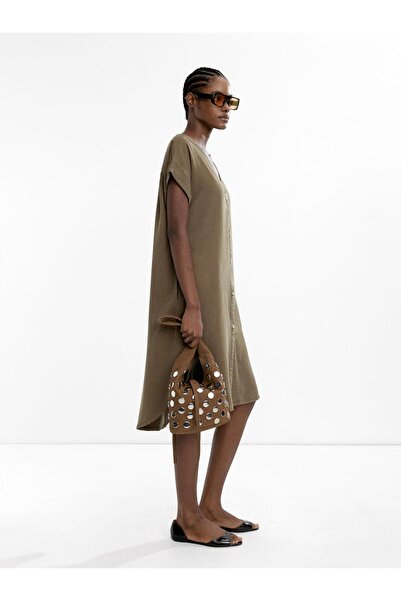 PARFOIS %100 Liyosel Kısa Elbise