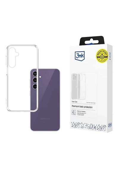 3MK Husă de telefon Samsung Galaxy S24 FE, transparentă, design minimalist, protecție maximă