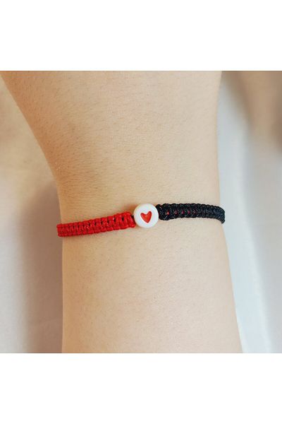 Crystal Atelier Unisex Fan Macrame Weave 2-Piece Bracelet-Gaziantep Fk Bracelet-Couple Lover Friend Bracelet